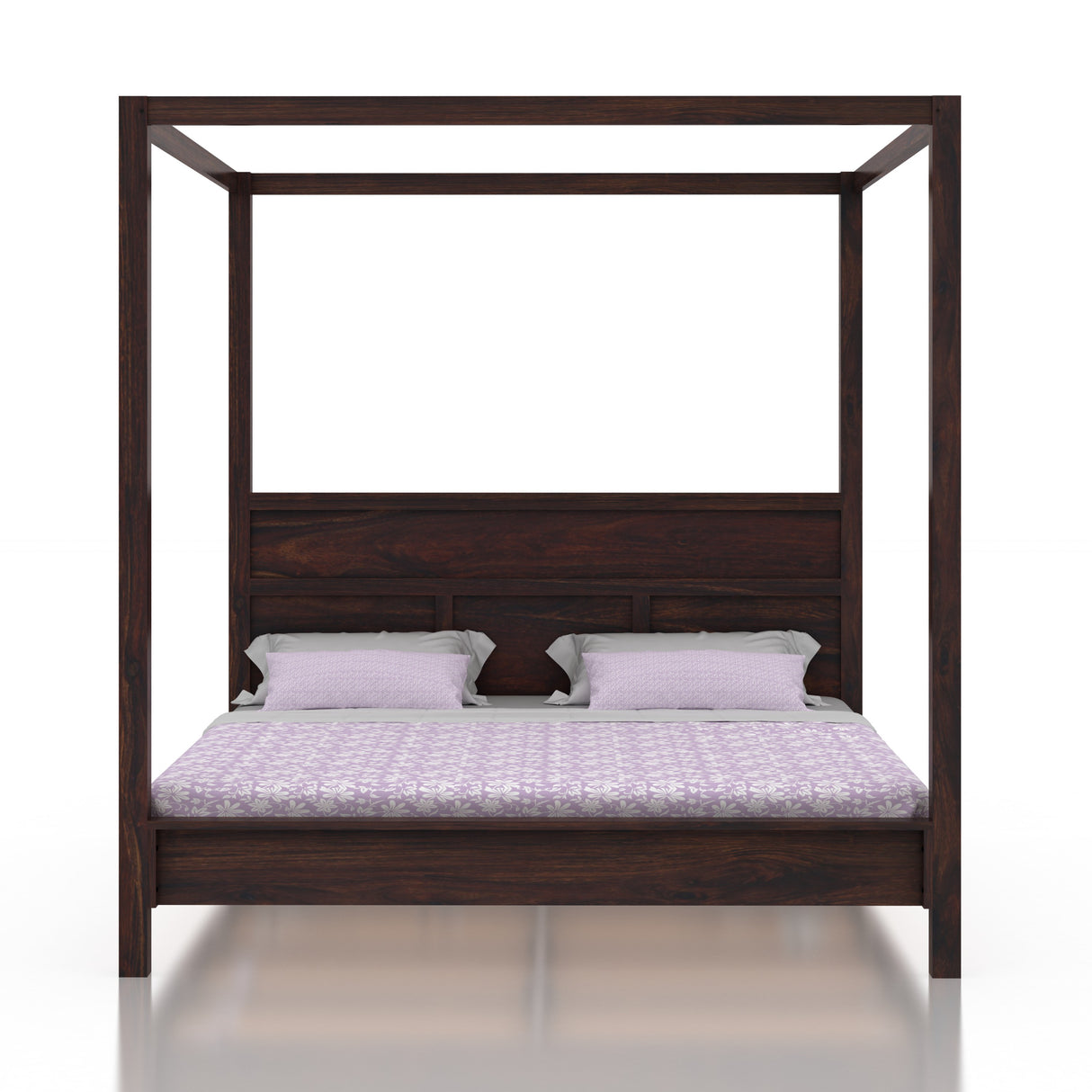 Rayon Grand Poster Solid Sheesham Wood Bed - 3 Years Warranty