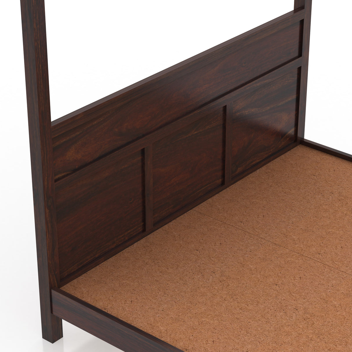 Rayon Grand Poster Solid Sheesham Wood Bed - 3 Years Warranty