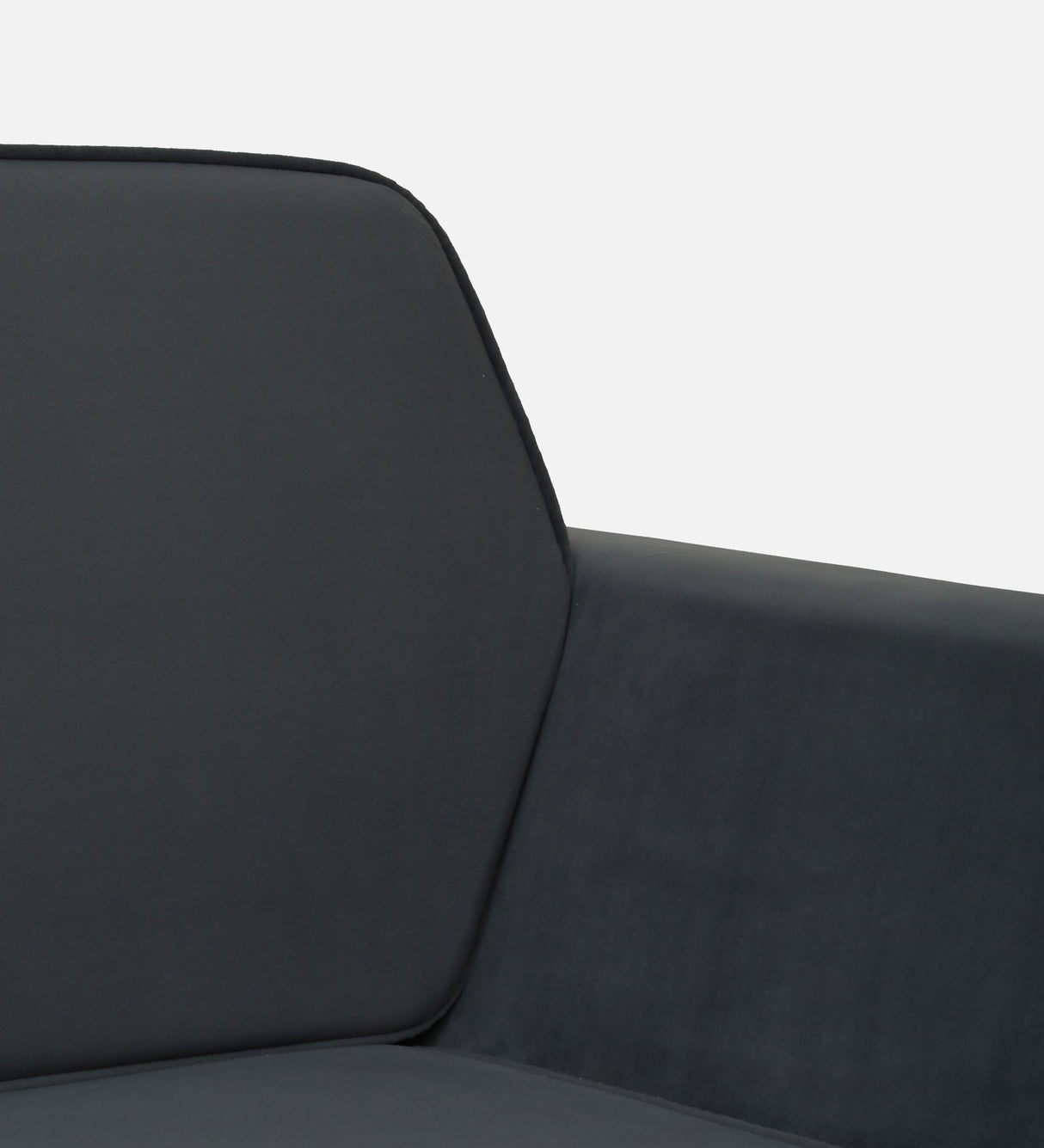 SANTORI Three Seater Upholstered Sofa Velvet - 12 Months Warranty - TAR