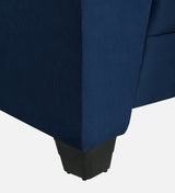 SANTORI Three Seater Upholstered Sofa Velvet - 12 Months Warranty - NAVY BLUE