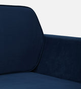 SANTORI Three Seater Upholstered Sofa Velvet - 12 Months Warranty - NAVY BLUE