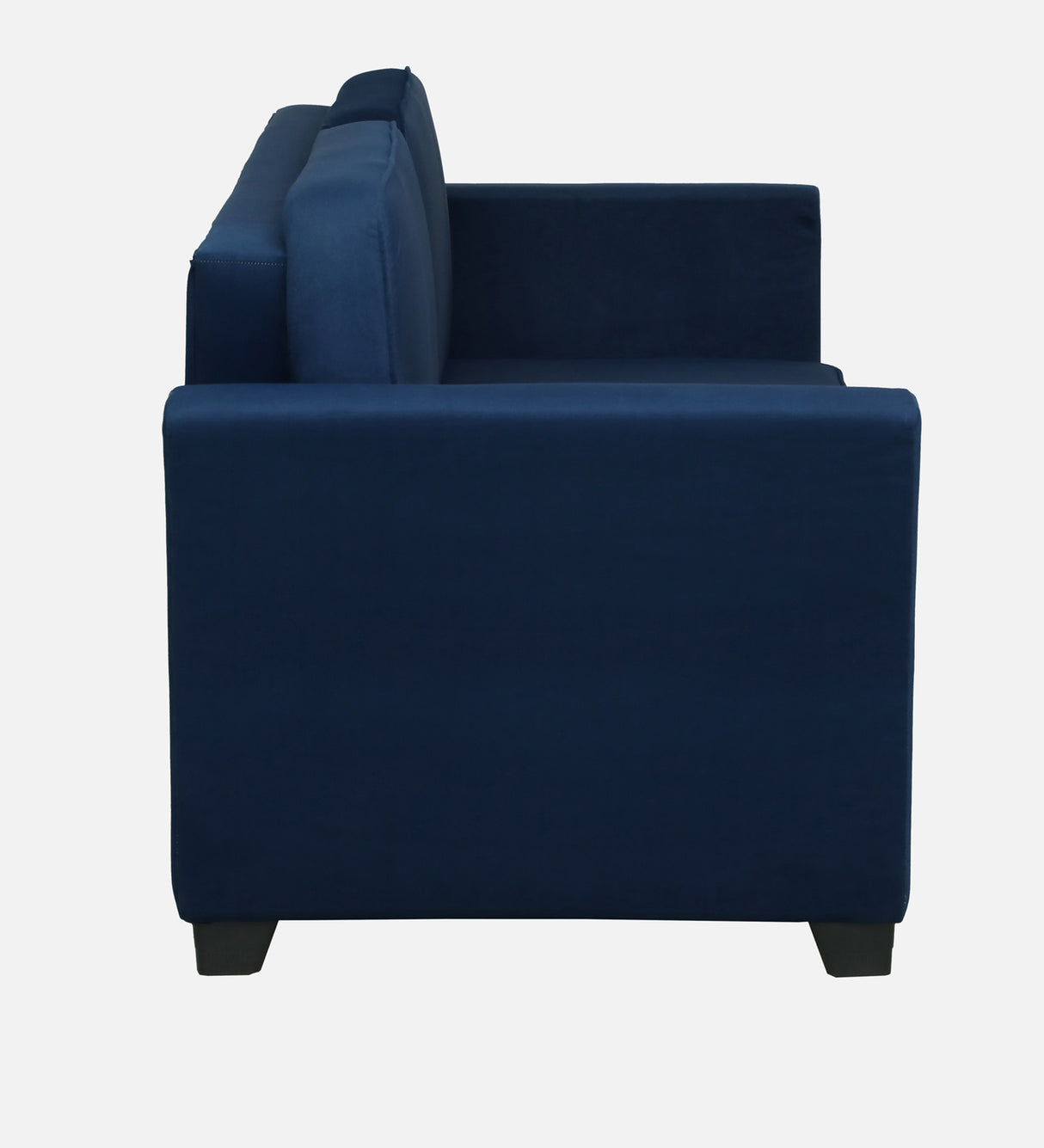 SANTORI Three Seater Upholstered Sofa Velvet - 12 Months Warranty - NAVY BLUE