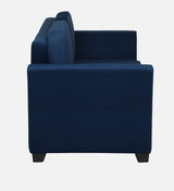 SANTORI Three Seater Upholstered Sofa Velvet - 12 Months Warranty - NAVY BLUE