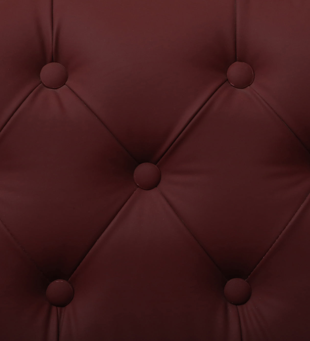 RAJ Three Seater Upholstered Sofa Leatherette - 12 Months Warranty - MAROON