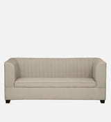VENUS Three Seater Upholstered Sofa Velvet - 12 Months Warranty - SEASAME