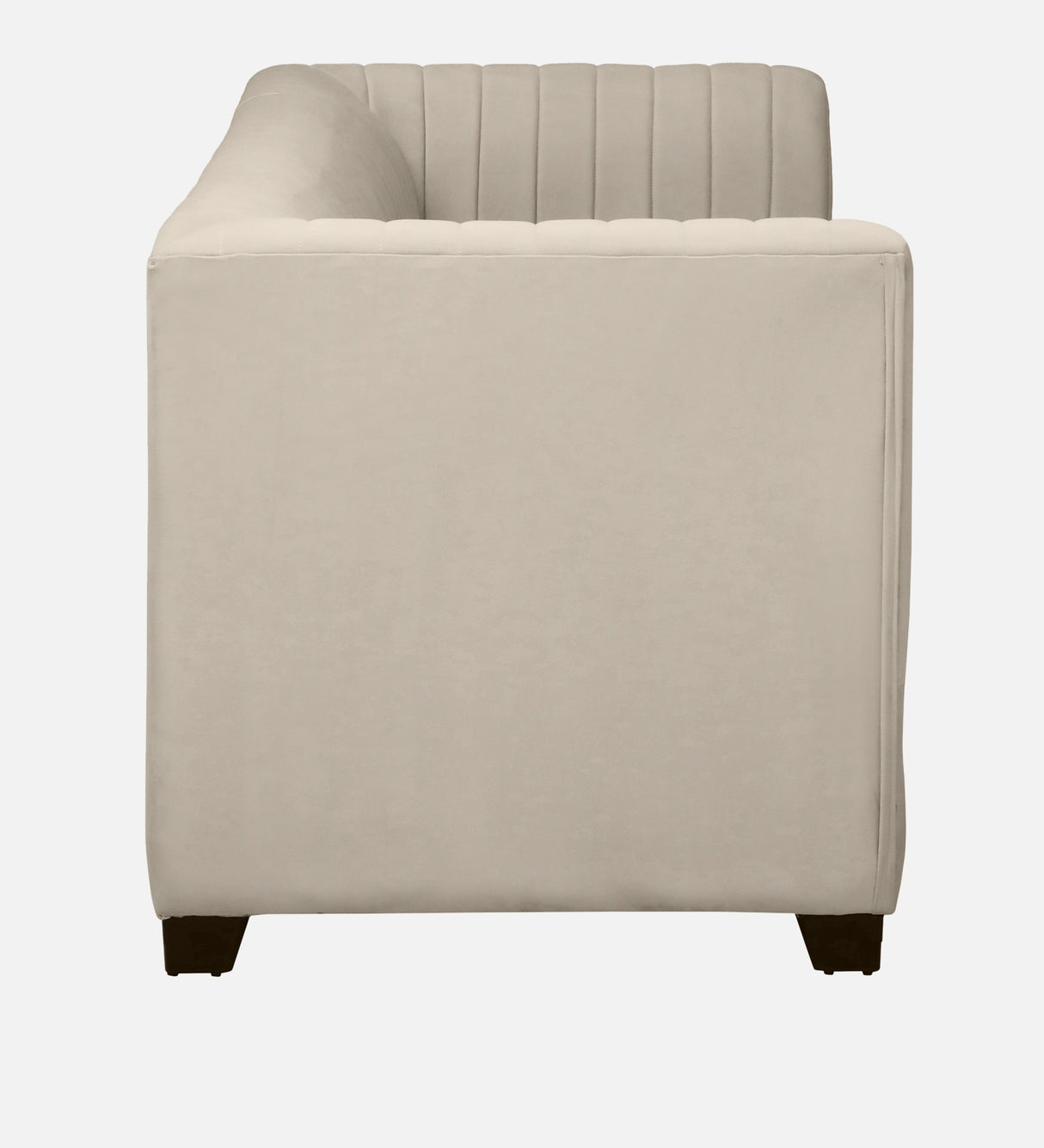 VENUS Three Seater Upholstered Sofa Velvet - 12 Months Warranty - SEASAME