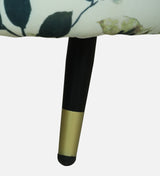 RYKER Upholstered Ottoman Bench With Storage - 12 Months Warranty(Floral)