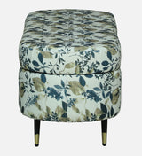 RYKER Upholstered Ottoman Bench With Storage - 12 Months Warranty(Floral)