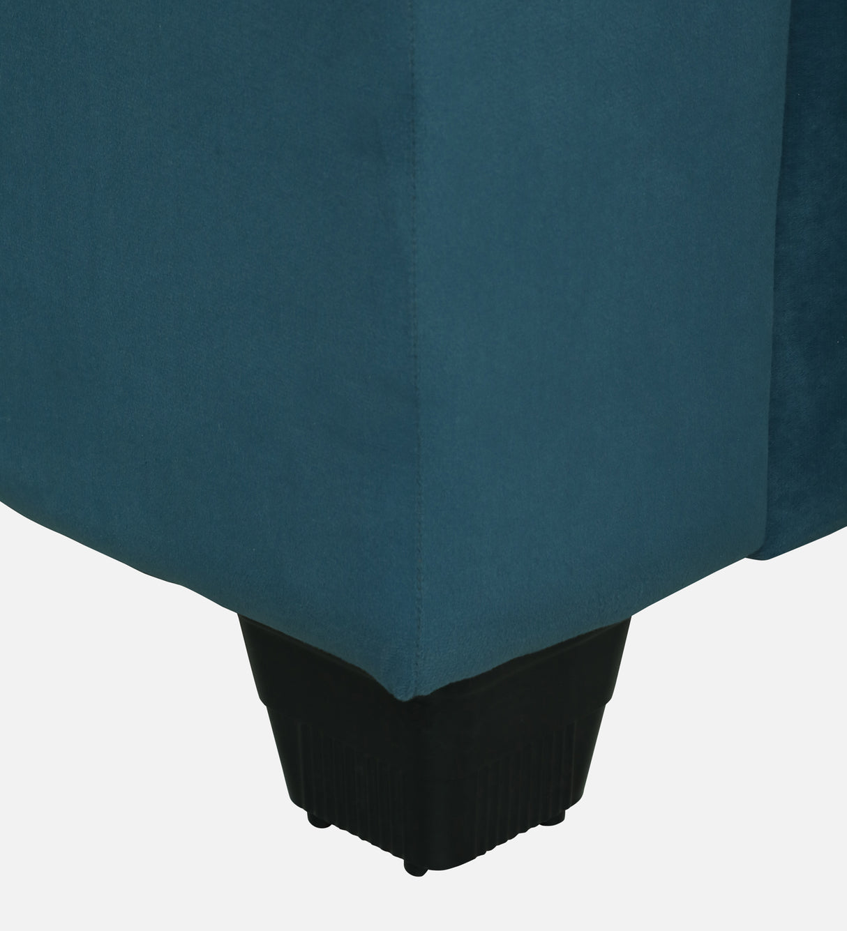 BOLT Upholstered Ottoman Bench With Storage - 12 Months Warranty(Teal Color)