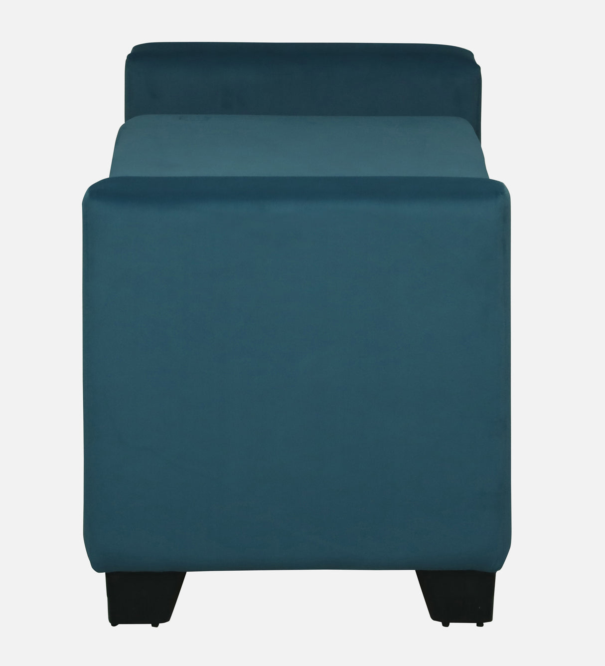 BOLT Upholstered Ottoman Bench With Storage - 12 Months Warranty(Teal Color)