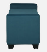 BOLT Upholstered Ottoman Bench With Storage - 12 Months Warranty(Teal Color)