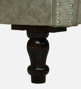 FABRIO Upholstered Ottoman Bench With Storage - 12 Months Warranty(Beige Suede)