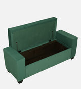 BOLT Upholstered Ottoman Bench With Storage - 12 Months Warranty(Oasis Color)