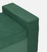 BOLT Upholstered Ottoman Bench With Storage - 12 Months Warranty(Oasis Color)