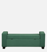 BOLT Upholstered Ottoman Bench With Storage - 12 Months Warranty(Oasis Color)