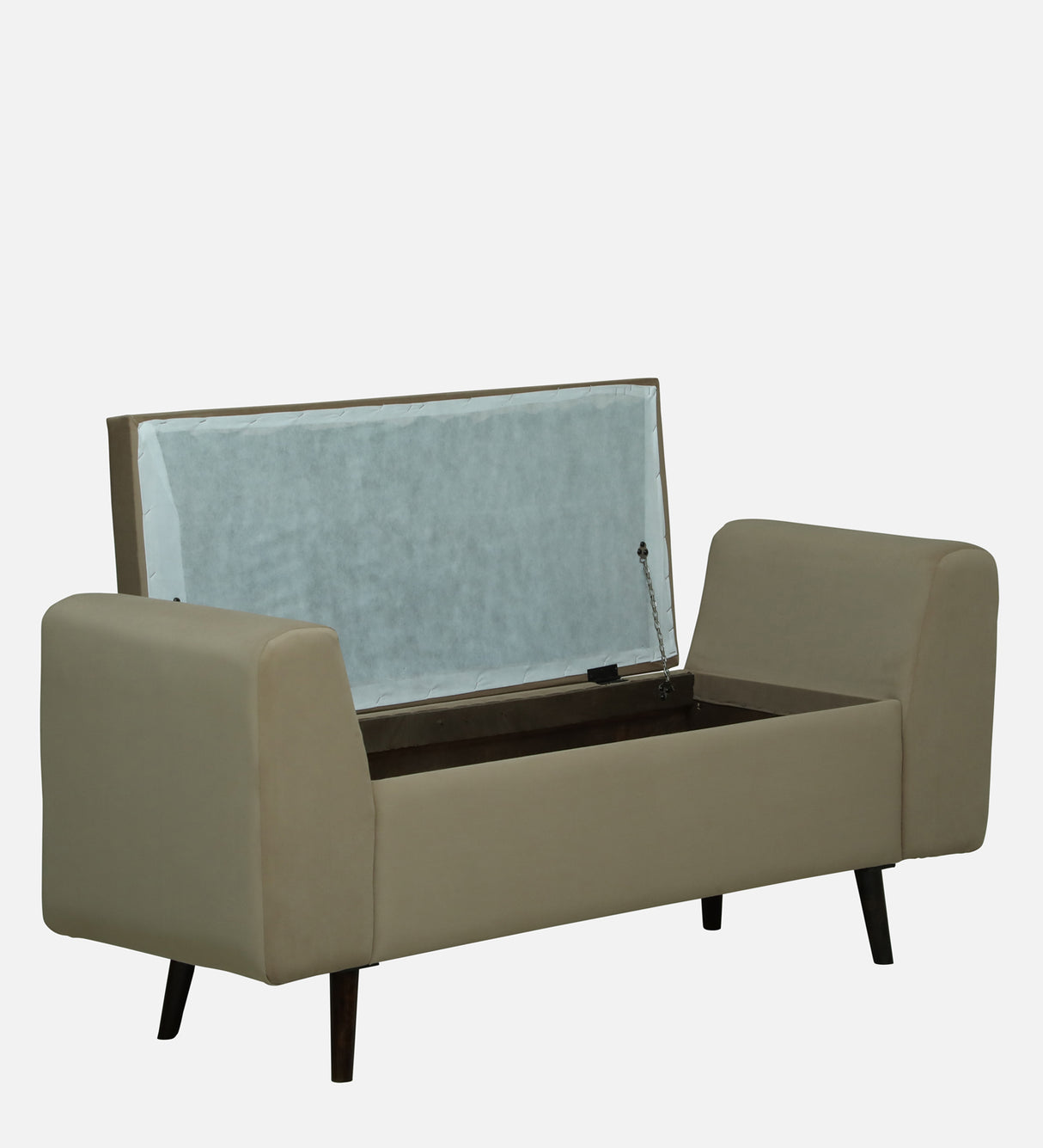 Mayor Upholstered Ottoman Bench With Storage - 12 Months Warranty(Brown)