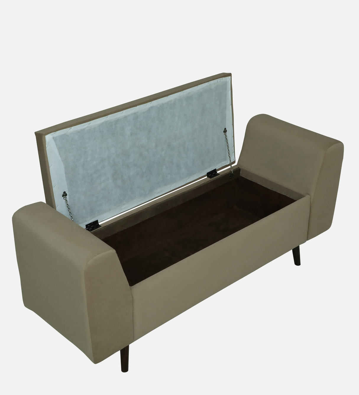 Mayor Upholstered Ottoman Bench With Storage - 12 Months Warranty(Brown)