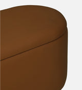 ROMAN Upholstered Ottoman Bench With Storage - 12 Months Warranty(Camel Brown)