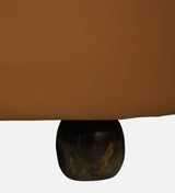 ROMAN Upholstered Ottoman Bench With Storage - 12 Months Warranty(Camel Brown)