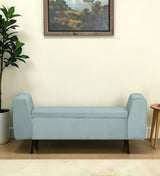 Mayor Upholstered Ottoman Bench With Storage - 12 Months Warranty(Grey)