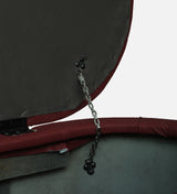 ROMAN Upholstered Ottoman Bench With Storage - 12 Months Warranty(Wine)