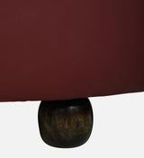 ROMAN Upholstered Ottoman Bench With Storage - 12 Months Warranty(Wine)