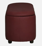 ROMAN Upholstered Ottoman Bench With Storage - 12 Months Warranty(Wine)
