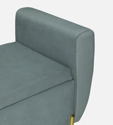 ELLEY Upholstered Ottoman Bench With Storage - 12 Months Warranty(Grey)