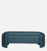 LOUISE Upholstered Ottoman Bench With Storage - 12 Months Warranty(Teal Blue)