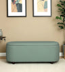 ROMAN Upholstered Ottoman Bench With Storage - 12 Months Warranty(Oasis)