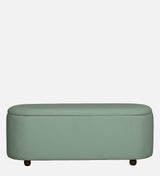 ROMAN Upholstered Ottoman Bench With Storage - 12 Months Warranty(Oasis)