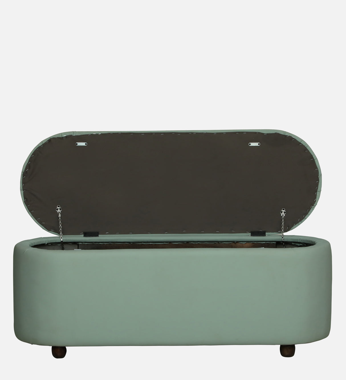 ROMAN Upholstered Ottoman Bench With Storage - 12 Months Warranty(Oasis)