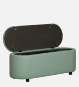 ROMAN Upholstered Ottoman Bench With Storage - 12 Months Warranty(Oasis)