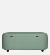 ROMAN Upholstered Ottoman Bench With Storage - 12 Months Warranty(Oasis)