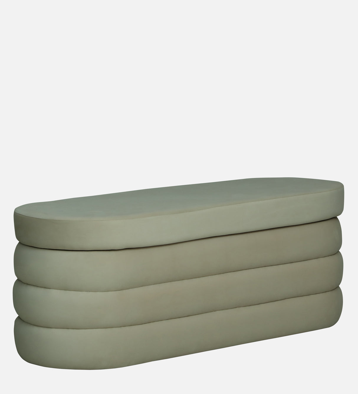 EMPEROR Upholstered Ottoman Bench With Storage - 12 Months Warranty(Cream)