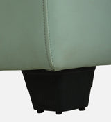 Mayor Leatherette Fabric LHS Lounger With Hydraulic Storage In Oasis Color