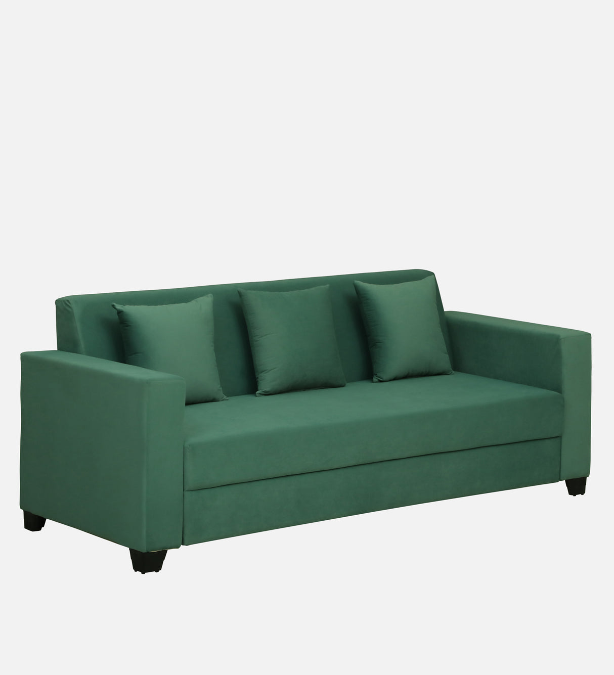 OOTY Three Seater Upholstered Sofa Velvet - 12 Months Warranty - OASIS