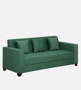 OOTY Three Seater Upholstered Sofa Velvet - 12 Months Warranty - OASIS