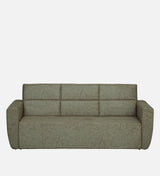 Roman Three Seater Upholstered Sofa Velvet - 12 Months Warranty - Beige Suede