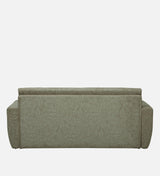 Roman Three Seater Upholstered Sofa Velvet - 12 Months Warranty - Beige Suede