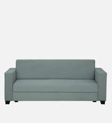 OOTY Three Seater Upholstered Sofa Velvet - 12 Months Warranty - GREY
