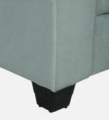 OOTY Three Seater Upholstered Sofa Velvet - 12 Months Warranty - GREY