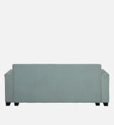 OOTY Three Seater Upholstered Sofa Velvet - 12 Months Warranty - GREY