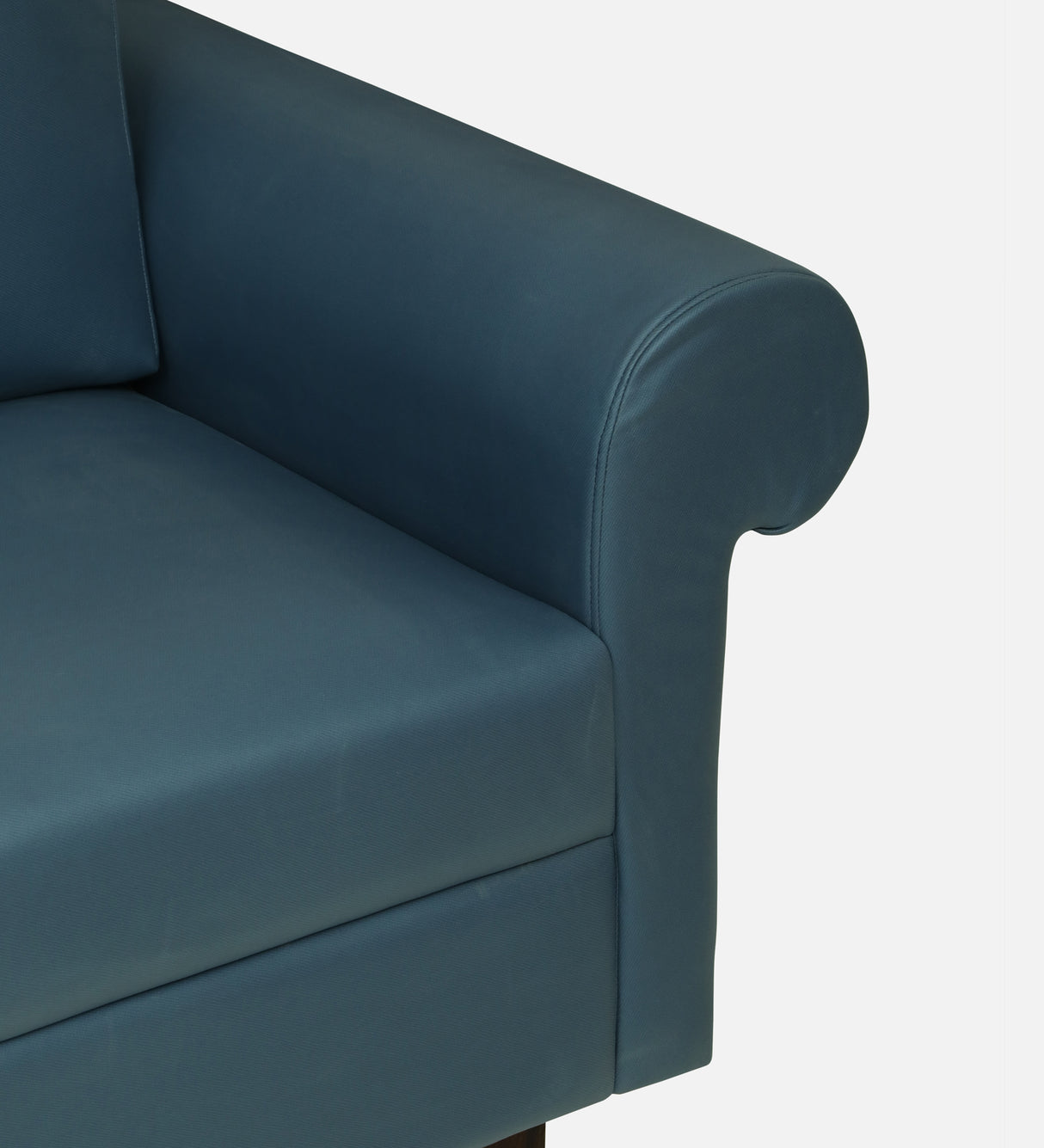 LUNA Three Seater Upholstered Sofa - 12 Months Warranty - Navy Blue