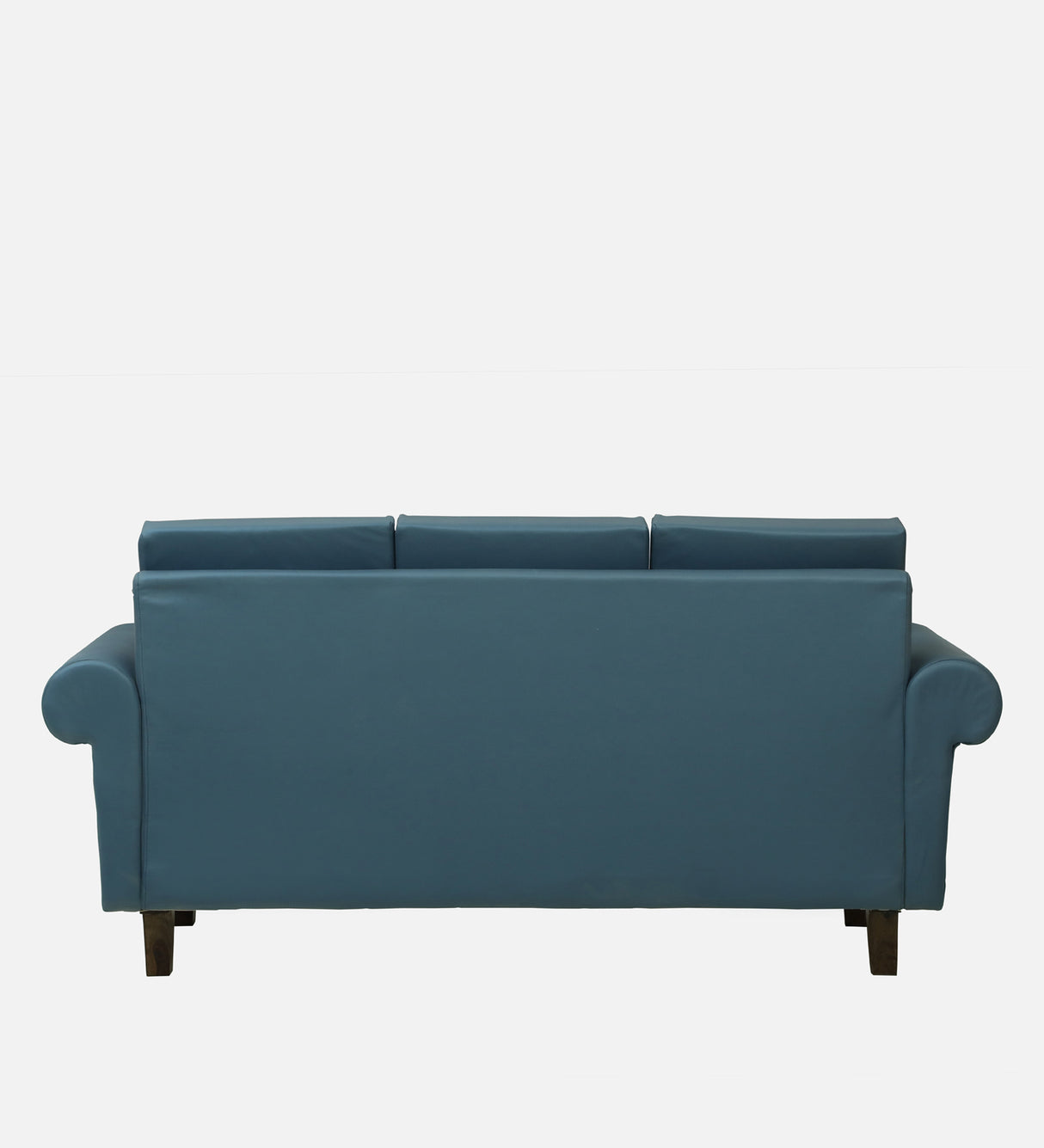 LUNA Three Seater Upholstered Sofa - 12 Months Warranty - Navy Blue