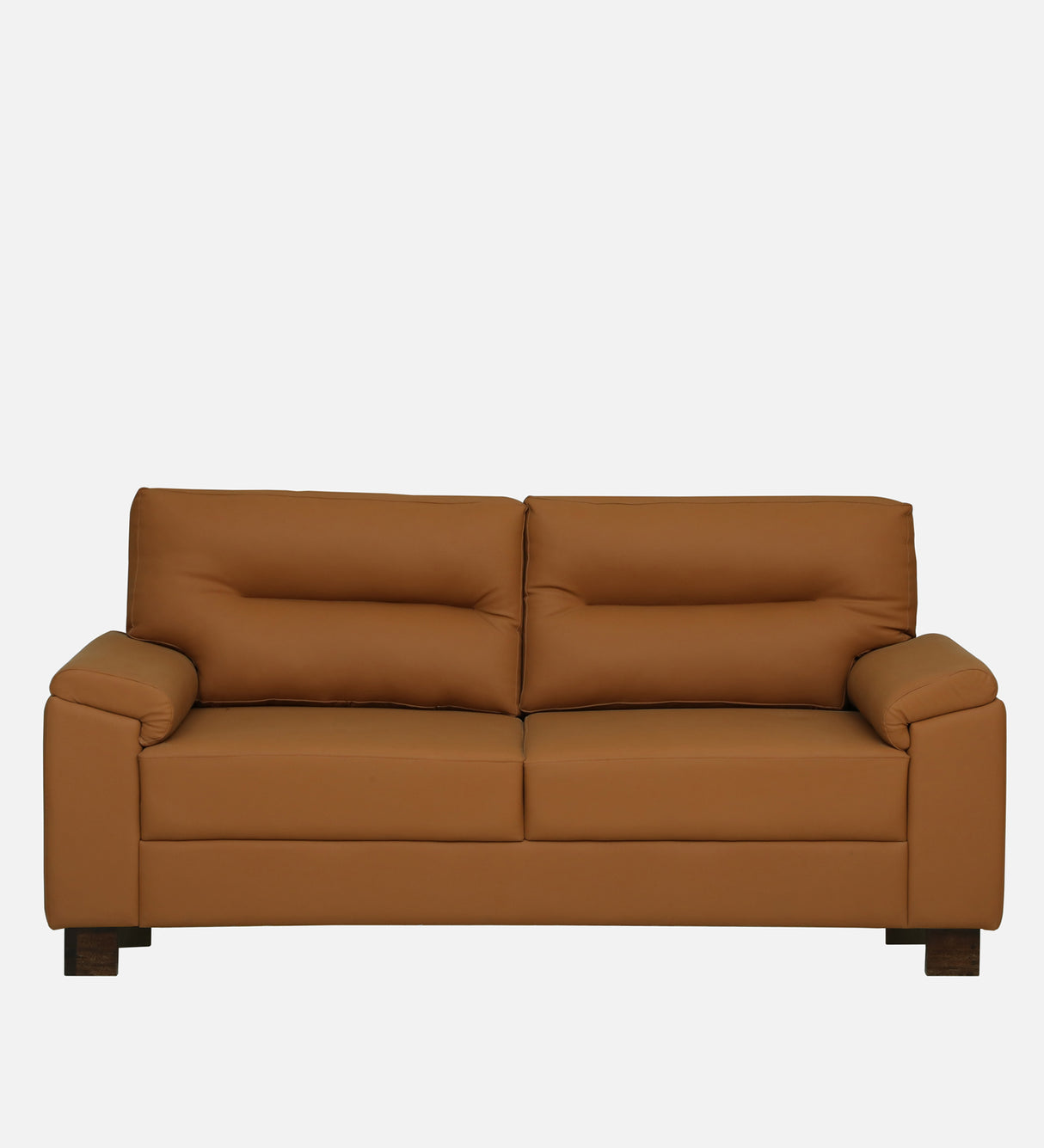 VALENTINO Three Seater Upholstered Sofa Leatherette - 12 Months Warranty - SAFFARON