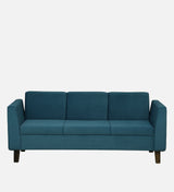 MANALI Three Seater Upholstered Sofa Velvet - 12 Months Warranty