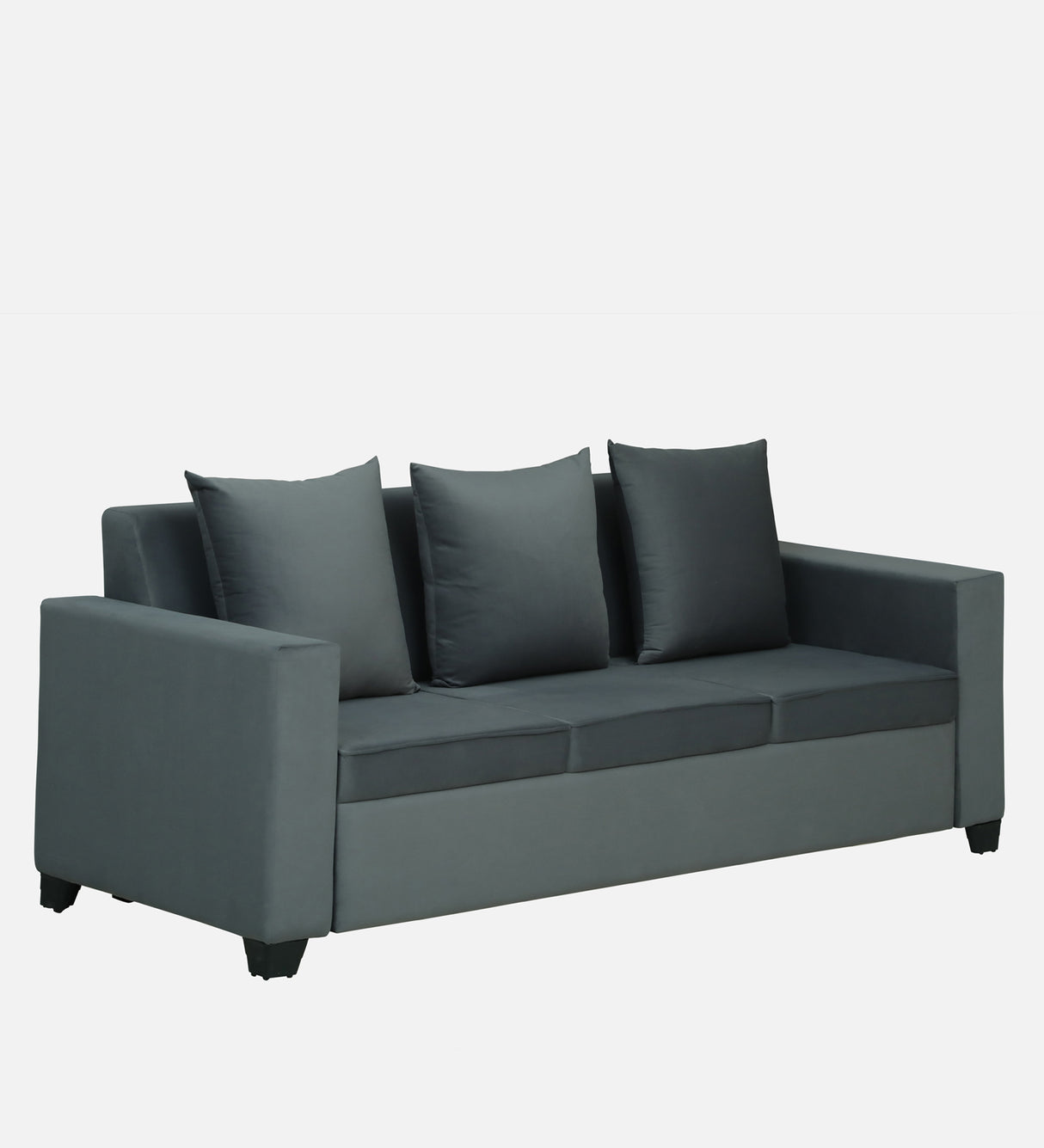 GOA Three Seater Upholstered Sofa Velvet - 12 Months Warranty - TAR