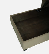 Fabrio Velvet Fabric LHS Lounger With Hydraulic Storage In Brown Color