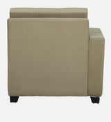 Fabrio Velvet Fabric LHS Lounger With Hydraulic Storage In Brown Color